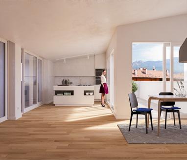 EURO STUDIO consulenza immobiliare TRENTO SUD Bilocale composto da zona giorno con terrazzino,