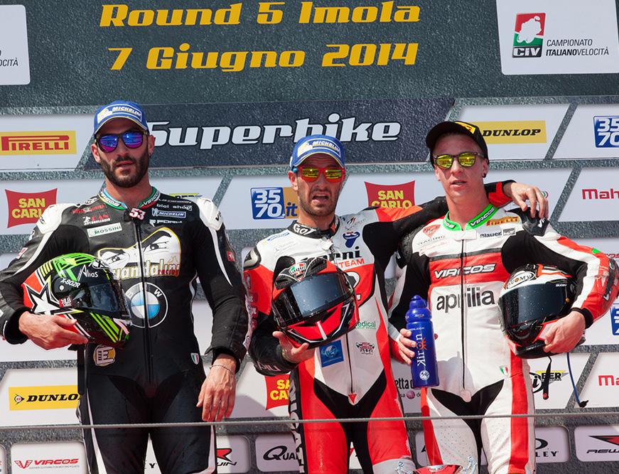 Week-end di gloria per il : dominio di Ivan Goi a Imola Gara 1 Gara 2 Imola, 9 giugno 2014.