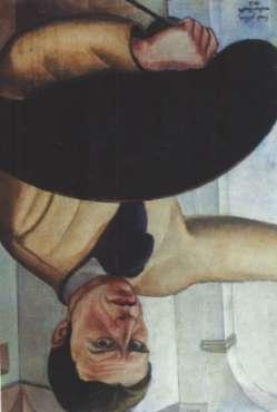 Tal 1966 al piture dai afrescs pal Presbiteri dal Domo di Udin. Ottobre Fred Pittino Autodidatta della pittura.