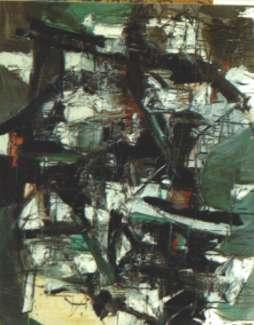 Esordi nel 1948 alla Biennale di Venezia, inizialmente con l'arte figurativa per poi evolversi in un arte astratta dove lo spazio del quadro diventa