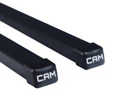 On the upper part of the bar there is T-track that allows the use of CAM and other manufacturers accessoires. The slots on the bar are covered with soft rubber inserts, resistant to UV rays.
