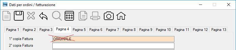 DICITURA SU STAMPA FATTURA (TABELLE > TABELLE 1 > Dati fatturazione) Dal 1 gennaio 2019 la copia analogica (cartacea o PDF) non ha valore fiscale.