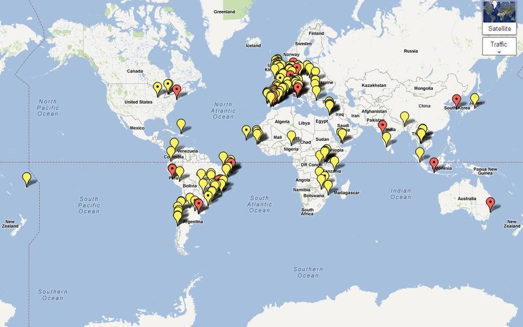 La mappa delle esperienze di