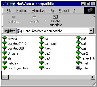 1-14 Installazione del software utente su computer Windows Completamento il del collegamento IPX (Novell) in Windows 2000/XP Completare la configurazione del collegamento IPX (Novell) come di seguito