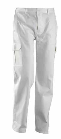 cod. 210 size: 46-60 Pantalone multitasche: in Cotone Massaua 100%, 250 gr/m 2 sanforizzato, chiusura della patta con bottoni 2 tasche anteriori, 1 tasca posteriore applicata, 2 tasconi