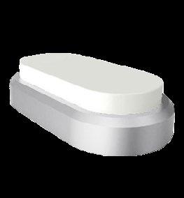 Plafoniera da soffitto ovale 8W VT-8038 1308-3000K Bianco Caldo 1309-4000K Bianco Naturale 1310-6400K Bianco Freddo 3800157620260 3800157620277 3800157620284 190mm 100mm 55mm Compatibilità sensore Sì