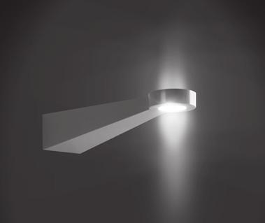Q8 design Elio E Emiliana Martinelli, 992-204 lampada da parete a luce diretta /D, a luce indiretta /I, a luce diretta e indiretta /DI.