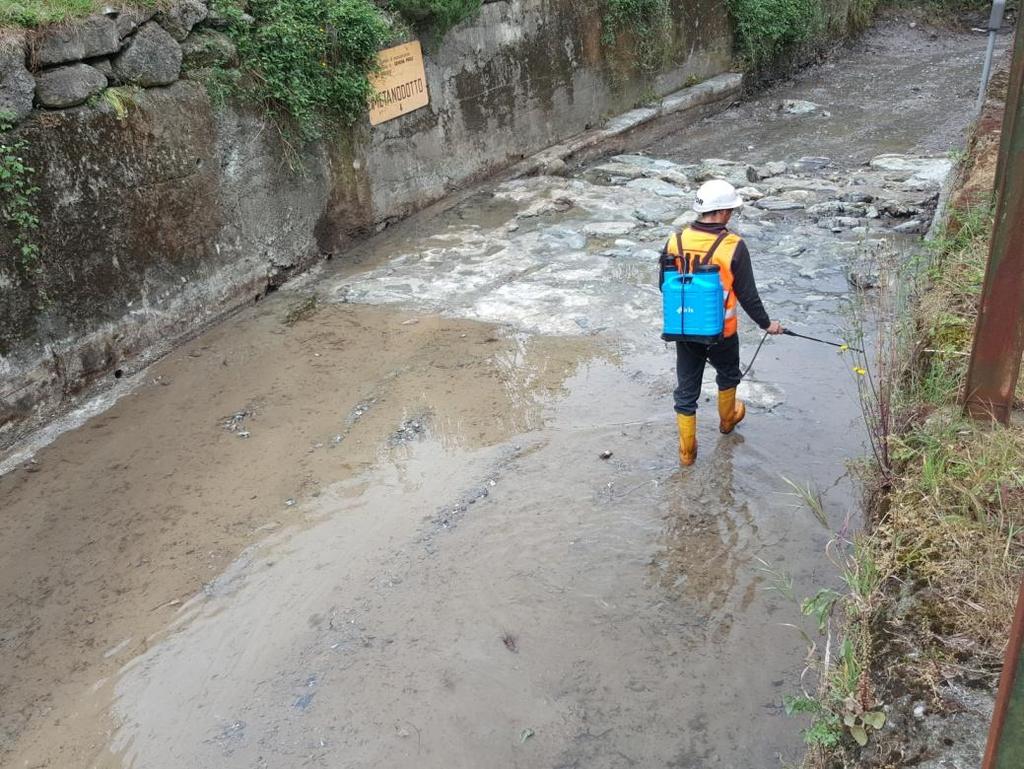 e rio Pianego per l abbattimento degli odori molesti prosegue