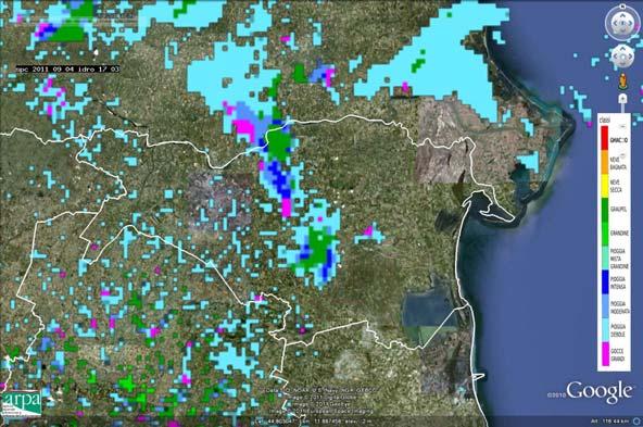 TABELLA 3 Precipitazione cumulata su 15 del 04/09/2011- Provincia di Ferrara DATI VALIDATI Ora UTC Malborghetto Di Boara Pontelagoscuro Sellarino Voghiera 13:00 0 0 11 13:15 21 15.8 7.6 13:30 7 2.