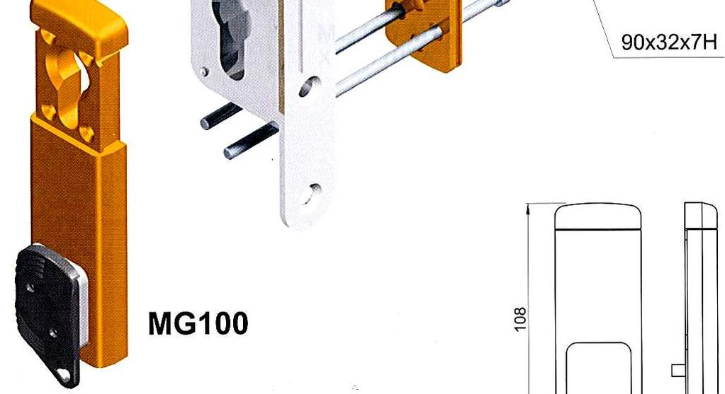 Adatti per tutti i tipi di serratture doppie, profilati in alluminio, legno, ferro, porte blindate, basculanti