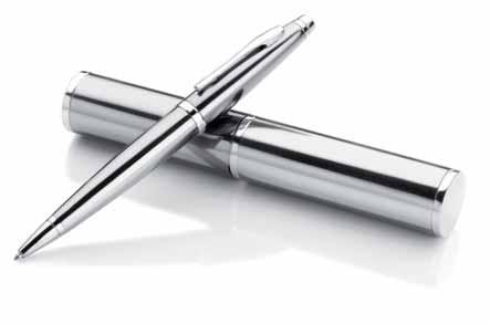 ARGENTO SILVER E DUGLAS I8B-2067 mm Ø 20x150 Raffinata penna a sfera in prezioso alluminio con meccanismo a