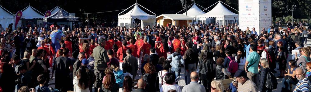 IL VILLAGGIO PER LA TERRA 10 aree tematiche 1. 2. 3. 4. 5. Villaggio dello Sport Oltre 30 federazioni e gruppi sportivi con istruttori e campioni di ogni disciplina.