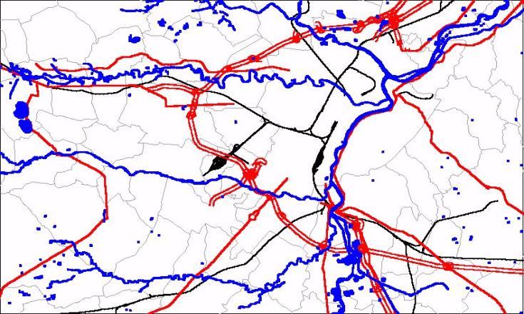 Acquisizione dei dati Fonte delle informazioni cartografiche digitali: vettoriale: digitalizzazione da