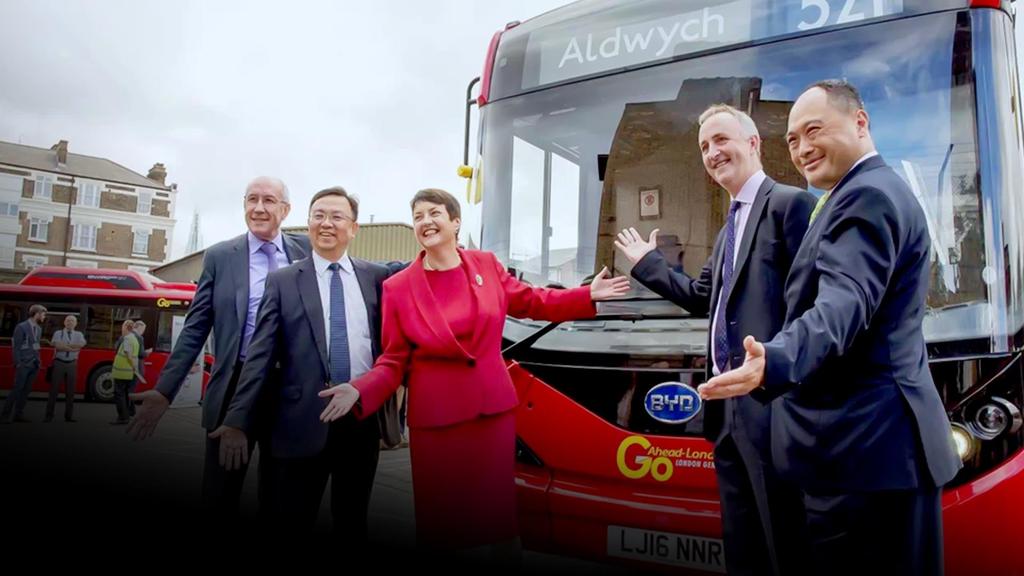 BYD ebus in Europe Settembre 2016 A Londra entra in