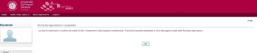 obbligatori; accettare le dichiarazioni contenute nella pagina; cliccare sul pulsante Conferma e trasmetti le richieste e procedere con gli