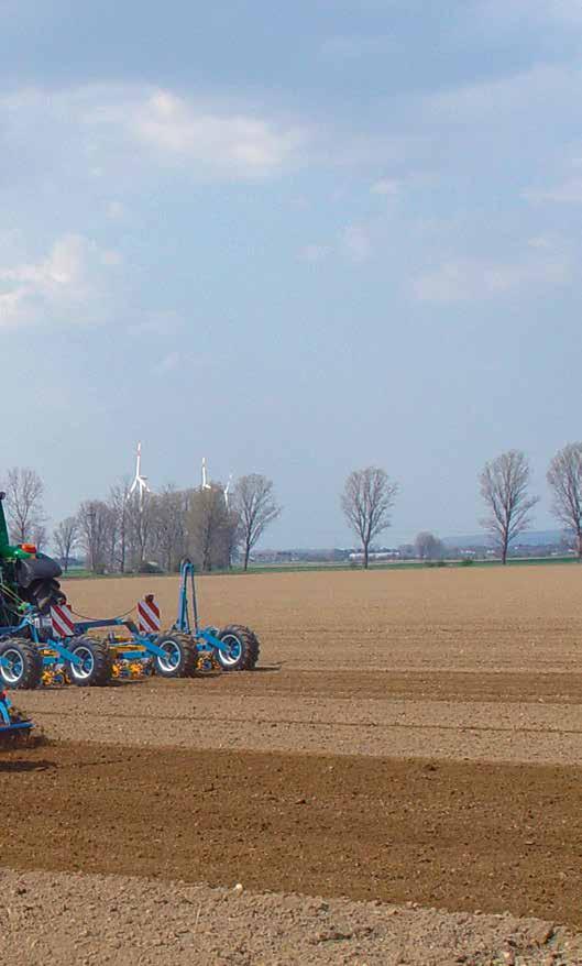 diverse possibilità di allestimento, le quali permettono un ottima preparazione del terreno a seconda delle esigenze. Il letto di semina ideale è la base per un ottimo sviluppo della coltura.