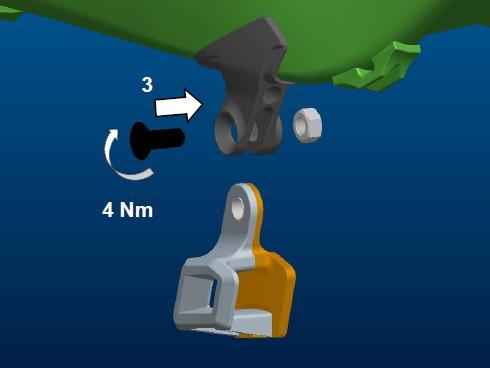 5mm; per drivetrail 3x10,invece, una rotella 1x2.5mm tra l adattatore e il chainblocker come mostrato di seguito.