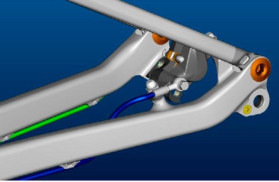 FORCELLINI INTERCAMBIABILI Sui modelli Genius LT 2013 è possibile sostituire il supporto per il forcellino. A seconda dei modelli ci sono queste possibilità: 1.