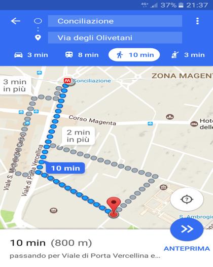 2) piazza Conciliazione (Uscire dalla metro di Conciliazione angolo Via Rasori) ----------- ritrovo alle 7:35 partenza alle 7:40----------- Imboccare Corso di Porta