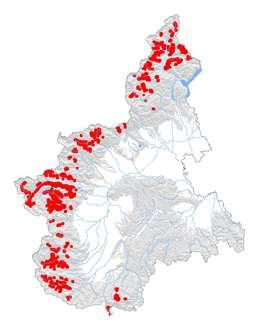 SIFOR - Sistema Informativo Forestale Regionale Scheda di dettaglio del Tipo Forestale LC20X - Lariceto montano Superficie totale (ha): 21648 Percentuale su superficie boscata regionale (%): 2,8