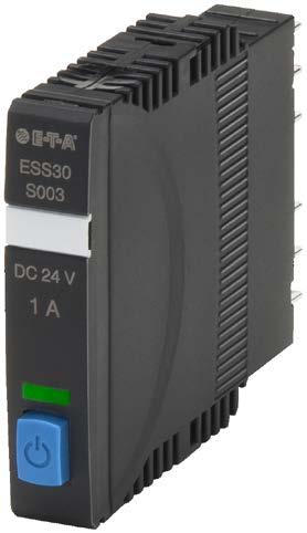 Disgiuntore elettronico ESS30-Sxxx-DC2V Descrizione Il protettore elettronico di circuito ESS30-S con isolamento fisico è l unica protezione al mondo per applicazioni DC 2 V a basso consumo