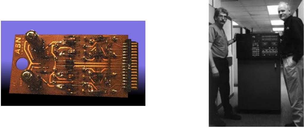 9 Seconda generazione di controllori (1960) Evoluzione dell elettronica a semiconduttore: transistori e circuiti stampati controllori basati su (primitive) schede