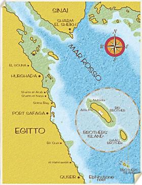 Itinerario della Crociera Sul fondale del reef di Abu Nuhas, poche miglia dall isola di Gobal, giacciono affiancate 4 splendide navi affondate in varie epoche: Ghiannis D., Carnatic, Chrisoula K.