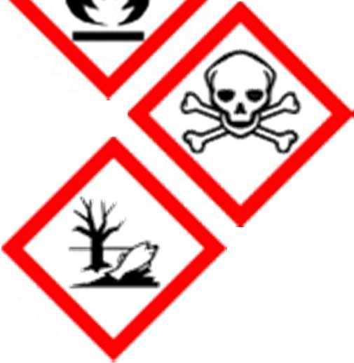 CLP: Comunicazione dei pericoli per mezzo della etichettatura esempio Informazioni supplementari EUH non previste nel GHS Identificatore di prodotto BROMOBENZENE Ec.