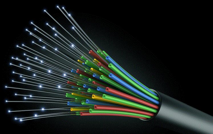 La fibra ottica L applicazione di gran lunga più importante del fenomeno di riflessione totale è certamente la fibra ottica, alla base della moderna tecnologia delle telecomunicazioni, che