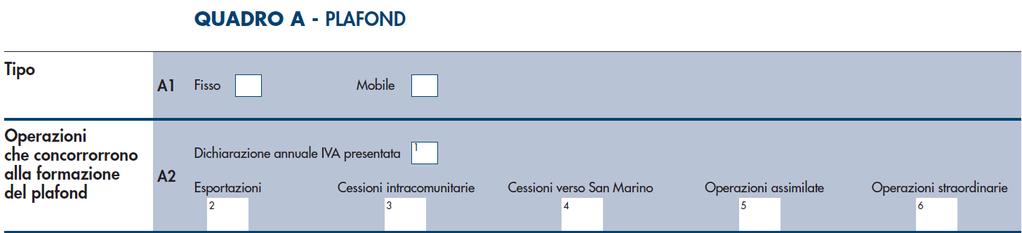 parti: quella relativa alle importazioni, in cui sarà sufficiente barrare la casella dogana ; quella relativa ad altri operatori residenti, in cui si devono dettagliare le informazioni anagrafiche