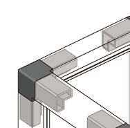 Angolare Beschlagteile Appositamente progettato per varie