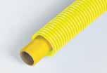 0640G Tubo multistrato con guaina corrugata gialla Multilayer pipe with corrugated yellow sheath NEW /m 065 0001 L=50m Øint=19 mm 3,96 50/1350 m