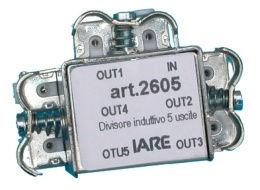 Divisore a 2 vie 5 2400MHz + DC morsetto 10 8,25 9214 Divisore a 4 vie 5 2400MHZ + DC morsetto 5 13,80 9222 Divisore a 2 vie 5 2400MHz + DC conn.