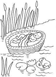in una cesta nel fiume. Questo episodio è simbolicamente l immagine dell arca nel diluvio.