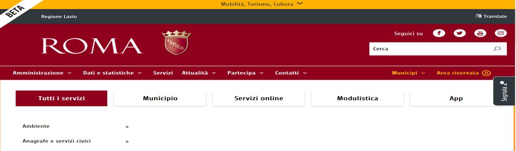 Domanda online - iscrizione nidi capitolini e sezione ponte Nel presente capitolo sono descritti: come accedere alla funzionalità della domanda online; le linee guida per la compilazione della