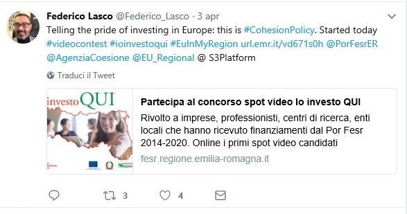 dei comunicatori Por Fesr, con