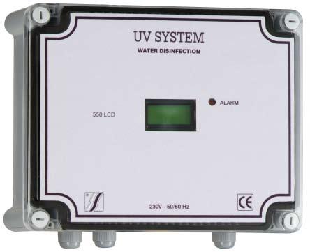 controllo irraggiamento/temperatura 230V max 2A No/Nc free contact Display for irradiation and temperature control X X X UV 700-750-800 700 BA BE PLUS TOP