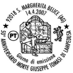 30 Bozzetti di massima Commerciale/Filatelia della Filiale di Palermo Via Roma Palazzo Poste 90133 Palermo (tel. 091/7535242) entro il 22/6/07 N. 361 DATA: 14/4/07.