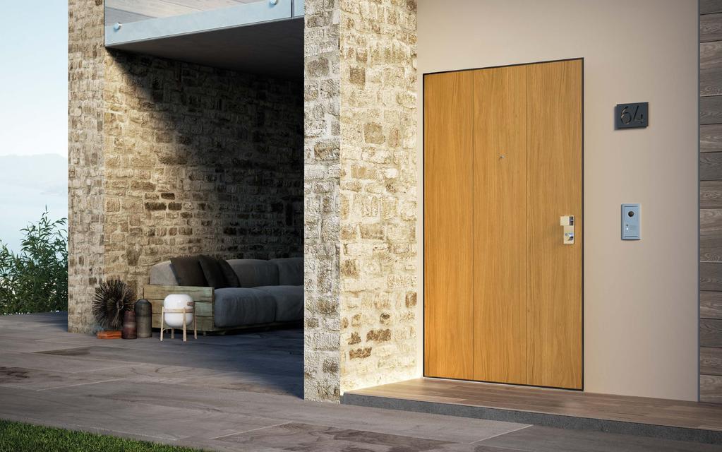 LEGNI/WOODEN PANELS Una porta moderna come Di.Big propone anche le tradizionali finiture in legno, per contesti rurali e urbani.