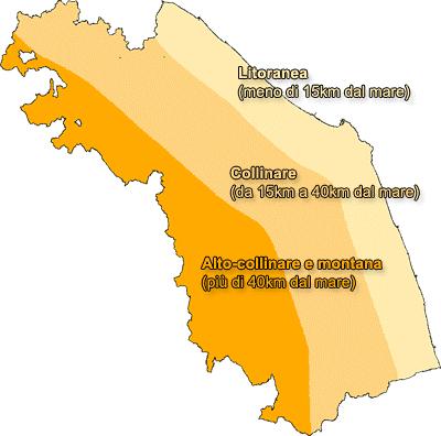 Per effettuare una classificazione delle piogge più intense avvenute nel periodo dicembre 2007 novembre 2008, misurate con cadenza oraria, è utile suddividere il territorio regionale in tre diverse