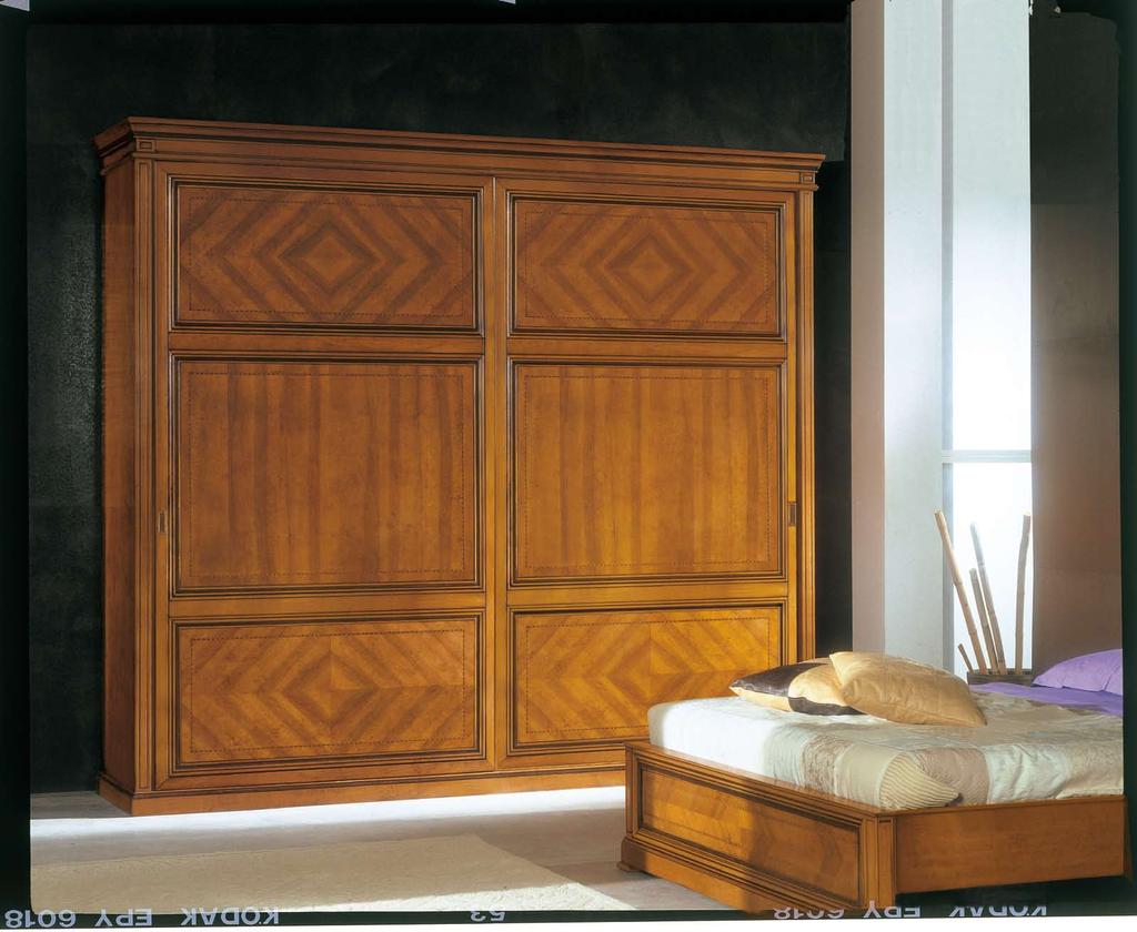 Art. 961/A Armadio 2 porte scorrevoli legno cm L.300 P.