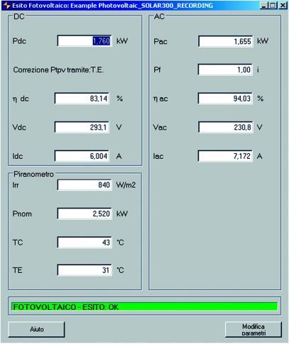 Trifase) SOLAR300N fornisce a display uno schema sinottico di aiuto all operatore