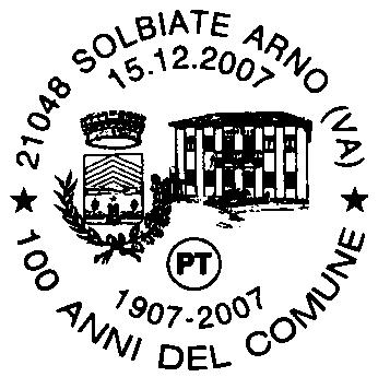 N. 2097 RICHIEDENTI: Comune di Solbiate Arno SEDE DEL SERVIZIO: Via Largo della Repubblica, 1-21048 Solbiate Arno (VA) DATA: 15/12/07 ORARIO: 17/21