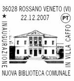 N. 2117 RICHIEDENTE: Comune di Rossano Veneto SEDE DEL SERVIZIO: Sede del Comune Piazza Marconi, 4 36028 Rossano Veneto (VI) DATA: 22/12/07 ORARIO: