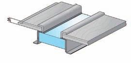 CARATTERISTICHE STRUTTURALI Panels designed to bring light into the environment while respecting the structure and the features of the door, can be matched to any kind of