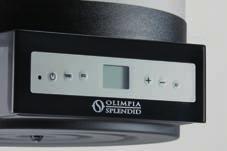 Telecomando multifunzione Timer 24h Design by Olimpia Splendid CARATTERISTICHE BOILER master Capacità frigorifera: 2.