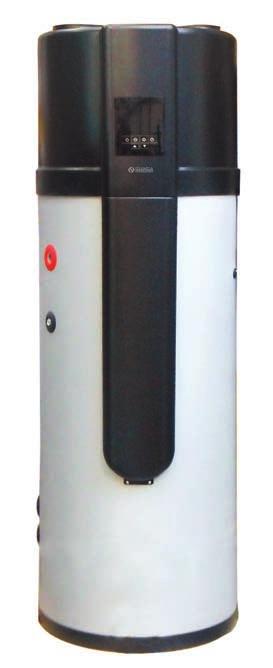 SHERPA SHW Scaldacqua in pompa di calore COP > 2,6* ACS a 65 C Classe energetica: 2 VERSIONI: - SHERPA SHW 200 Modello standard che prevede la pompa di calore e la resistenza elettrica con serbatoio