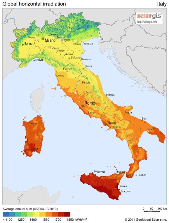 Consumi totali con η el =13%, η term =40% senza infrastrutture Consumi elettrici attuali η=15% Consumi totali η=100% NON è un piano energetico!