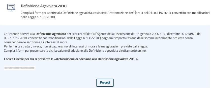 I servizi di EquiPro Definizione agevolata Presentazione della domanda di adesione alla Definizione