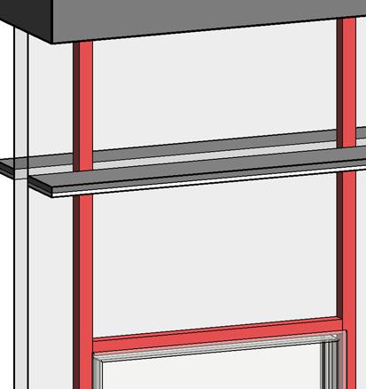 2 per montante PORTALE IN ACCIAIO ZINCATO DI SOSTEGNO INFISSO, IN TUBOLARE S235J (Fe360B) 80x80x3 mm.